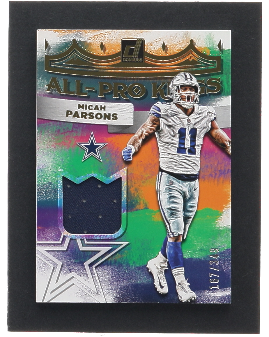 Micah Parsons 2022 Donruss All Pro Kings Jerseys #12 #167/349 at PristineAuction.com Micah Parsons 2022 Donruss All Pro Kings Jerseys #12 #167/349 at PristineAuction.com