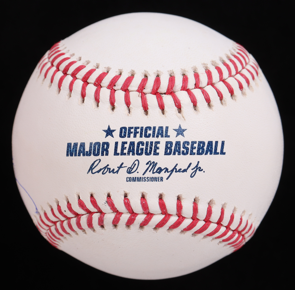 Joe Maddon Signed OML Hall of Fame Logo Baseball (JSA) at PristineAuction.com Joe Maddon Signed OML Hall of Fame Logo Baseball (JSA) at PristineAuction.com