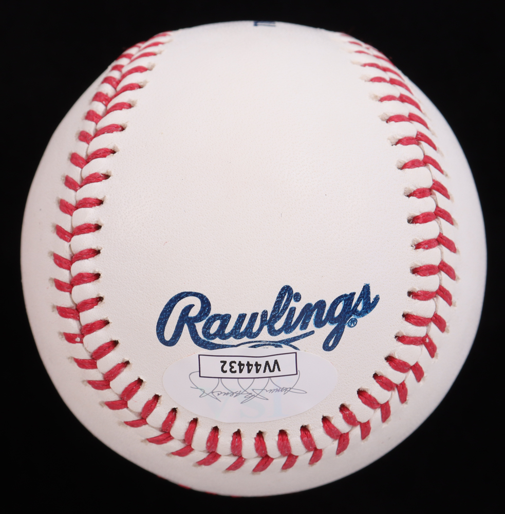 Joe Maddon Signed OML Hall of Fame Logo Baseball (JSA) at PristineAuction.com Joe Maddon Signed OML Hall of Fame Logo Baseball (JSA) at PristineAuction.com