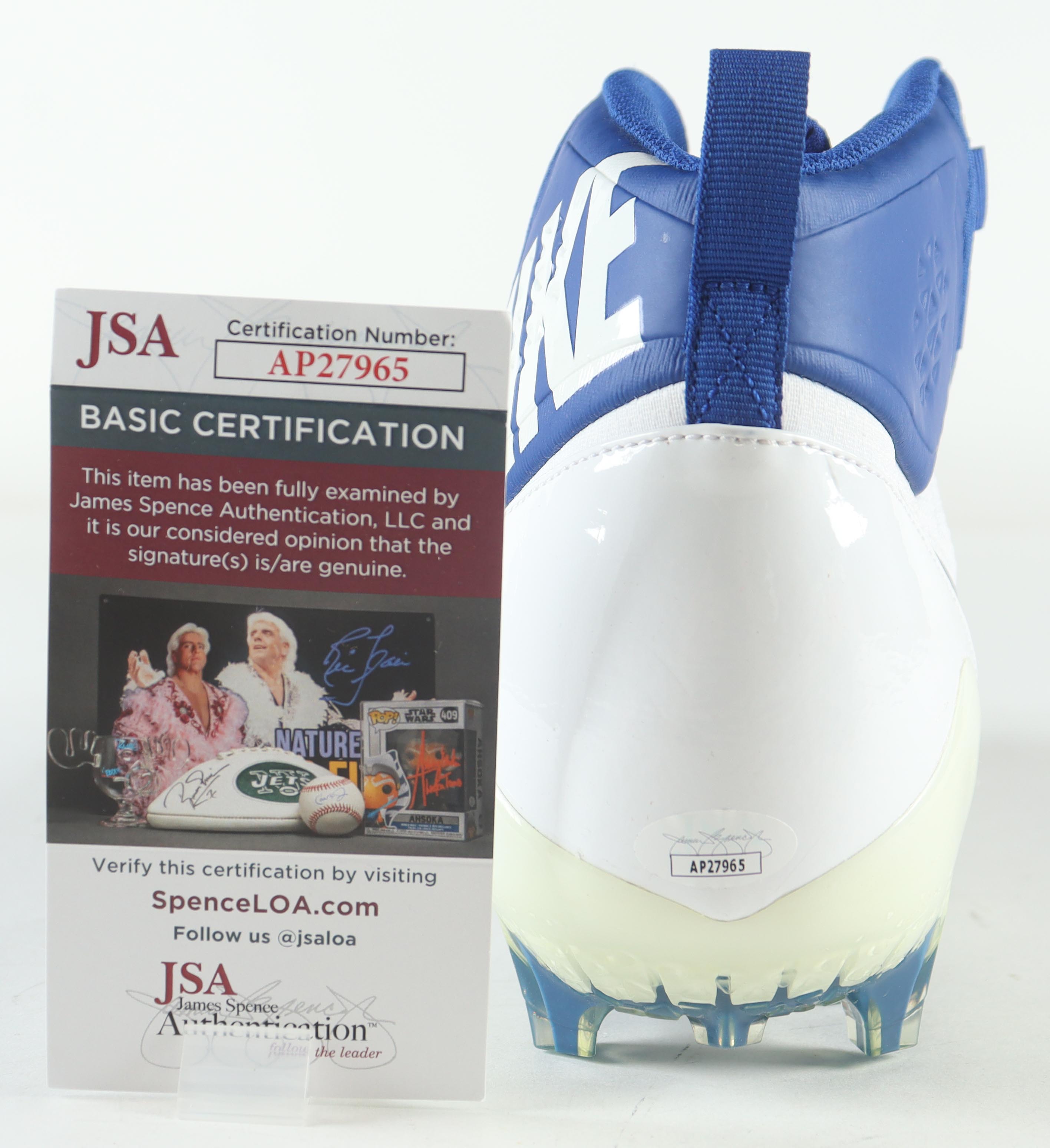 Josh Allen Signed Nike Football Cleat (JSA) at PristineAuction.com Josh Allen Signed Nike Football Cleat (JSA) at PristineAuction.com