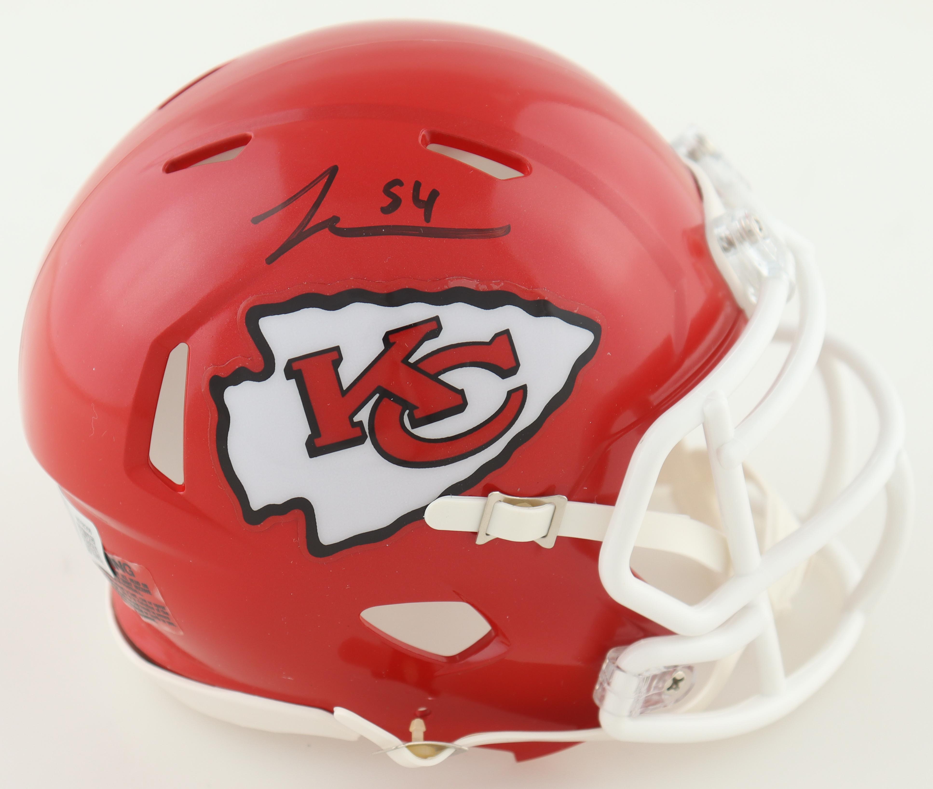 Leo Chenal Signed Chiefs Speed Mini Helmet (Beckett) at PristineAuction.com Leo Chenal Signed Chiefs Speed Mini Helmet (Beckett) at PristineAuction.com