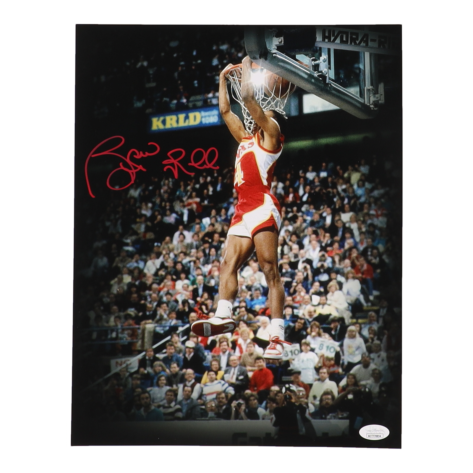 Spud Webb Signed Hawks 11x14 Photo (JSA) at PristineAuction.com Spud Webb Signed Hawks 11x14 Photo (JSA) at PristineAuction.com