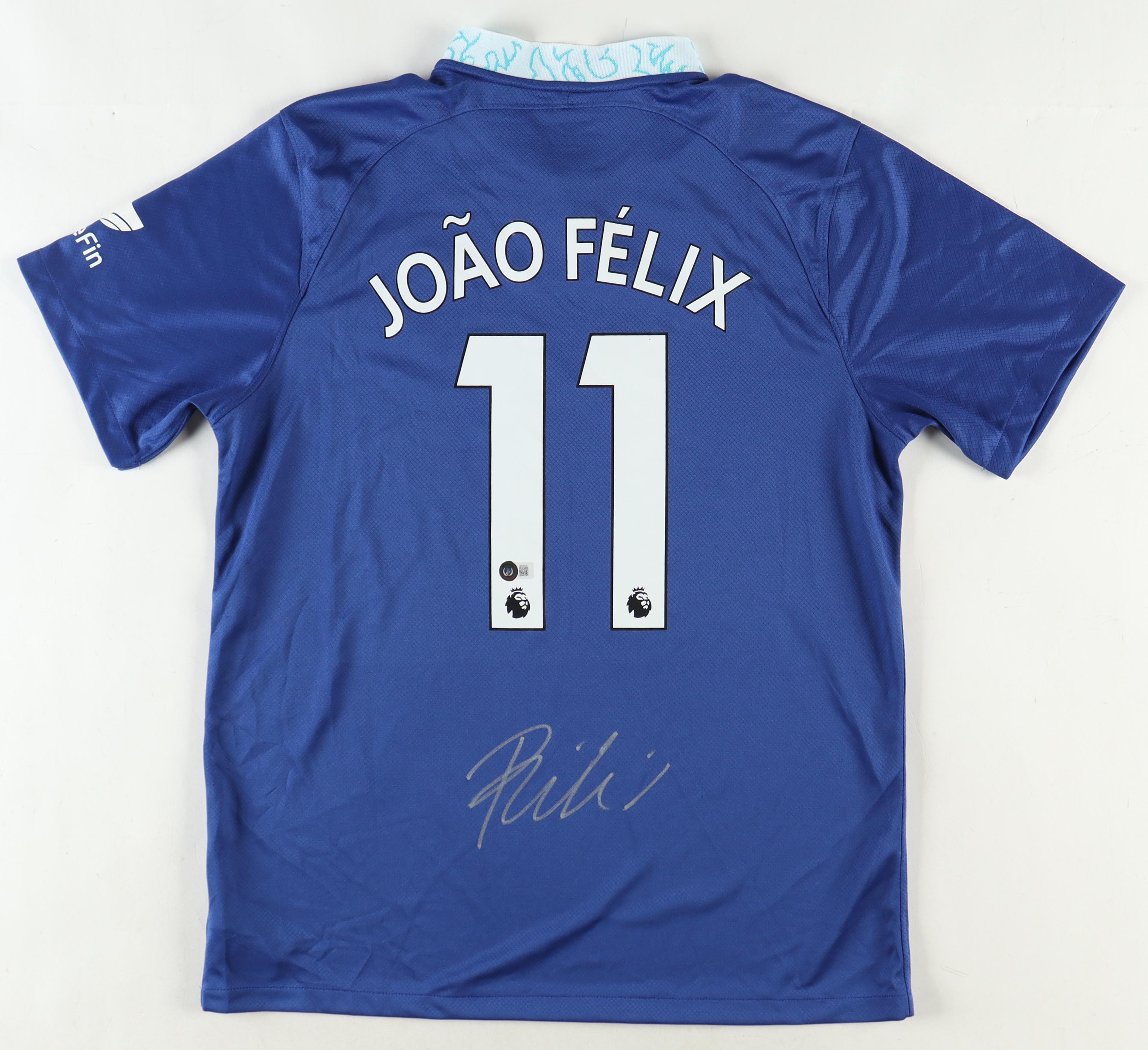 Joao Felix Signed Chelsea Football Club Jersey (Beckett) at PristineAuction.com Joao Felix Signed Chelsea Football Club Jersey (Beckett) at PristineAuction.com