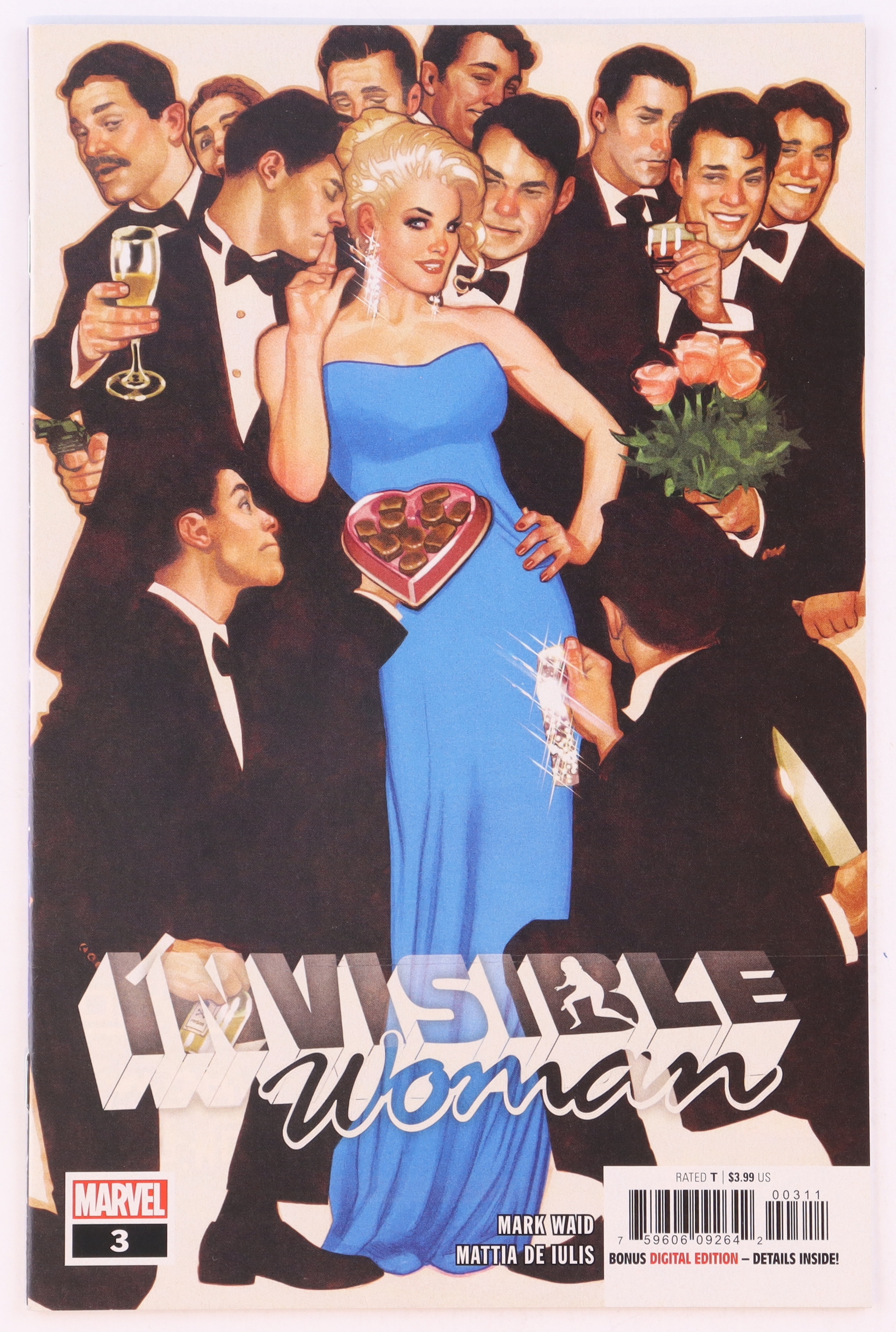 2019 "Invisible Woman" Issue #3 Marvel Comic Book at PristineAuction.com 2019 "Invisible Woman" Issue #3 Marvel Comic Book at PristineAuction.com