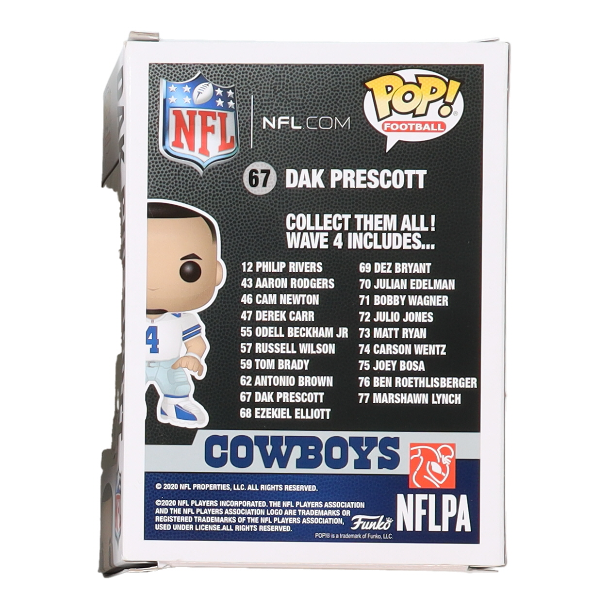 Dak Prescott Signed Cowboys #67 Funko Pop! Vinyl Figure (Beckett) (See Description) at PristineAuction.com Dak Prescott Signed Cowboys #67 Funko Pop! Vinyl Figure (Beckett) (See Description) at PristineAuction.com
