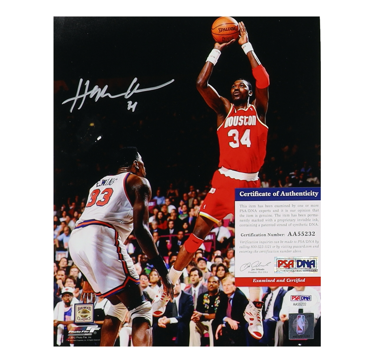 Hakeem Olajuwon Signed Rockets 8x10 Photo (PSA) at PristineAuction.com Hakeem Olajuwon Signed Rockets 8x10 Photo (PSA) at PristineAuction.com