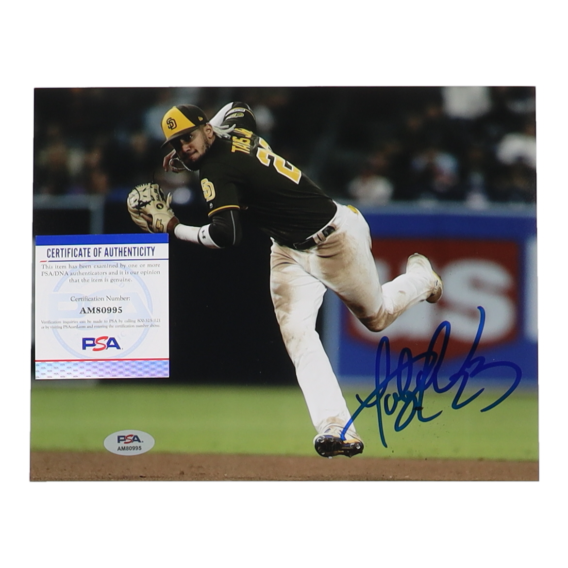 Fernando Tatis Jr. Signed Padres 8x10 Photo (PSA) at PristineAuction.com Fernando Tatis Jr. Signed Padres 8x10 Photo (PSA) at PristineAuction.com