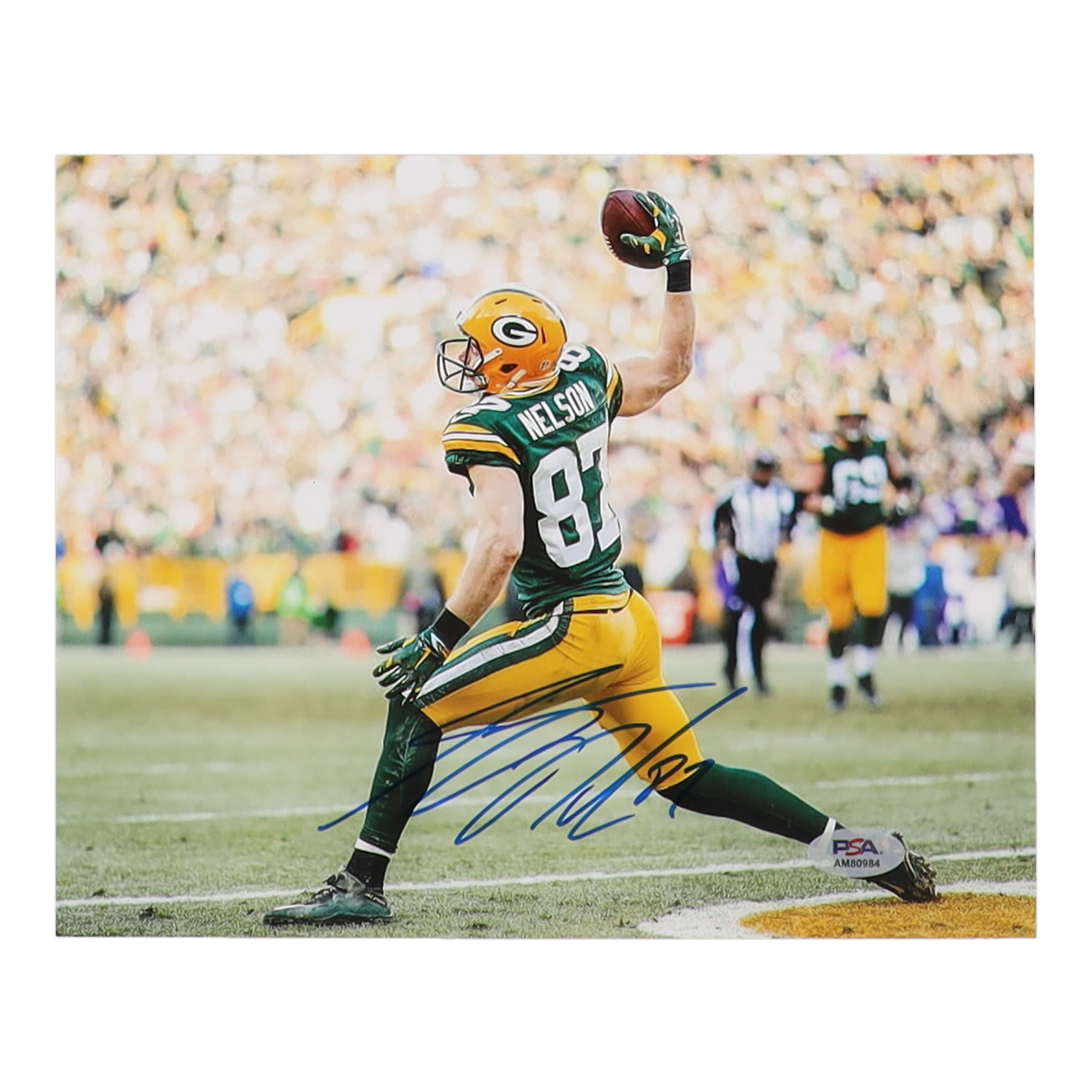 Jordy Nelson Signed Packers 8x10 Photo (PSA) at PristineAuction.com Jordy Nelson Signed Packers 8x10 Photo (PSA) at PristineAuction.com