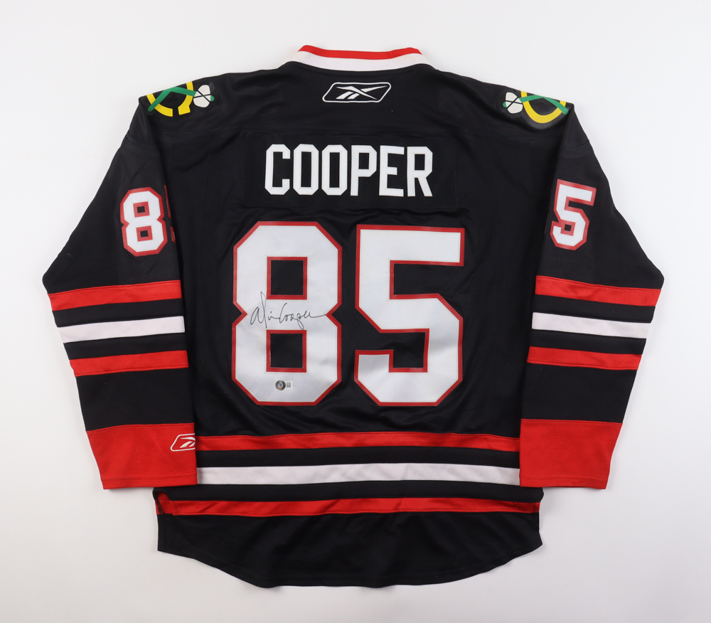 Alice Cooper Signed Blackhawks Jersey (Beckett) Pristine Auction
