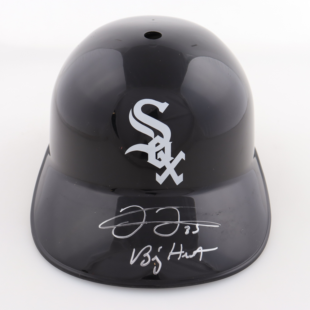Frank Thomas Signed White Sox Full-Size Batting Helmet Inscribed "Big Hurt" (JSA) at PristineAuction.com Frank Thomas Signed White Sox Full-Size Batting Helmet Inscribed "Big Hurt" (JSA) at PristineAuction.com