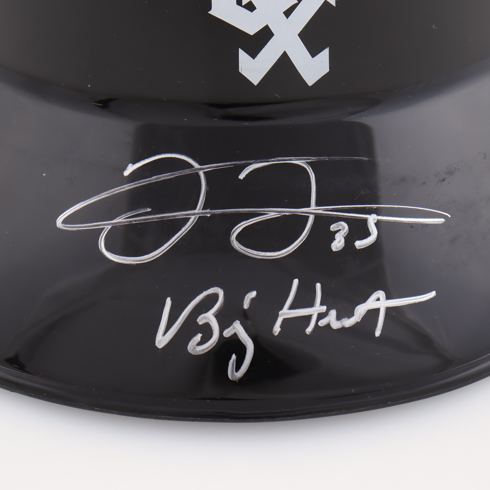Frank Thomas Signed White Sox Full-Size Batting Helmet Inscribed "Big Hurt" (JSA) at PristineAuction.com Frank Thomas Signed White Sox Full-Size Batting Helmet Inscribed "Big Hurt" (JSA) at PristineAuction.com