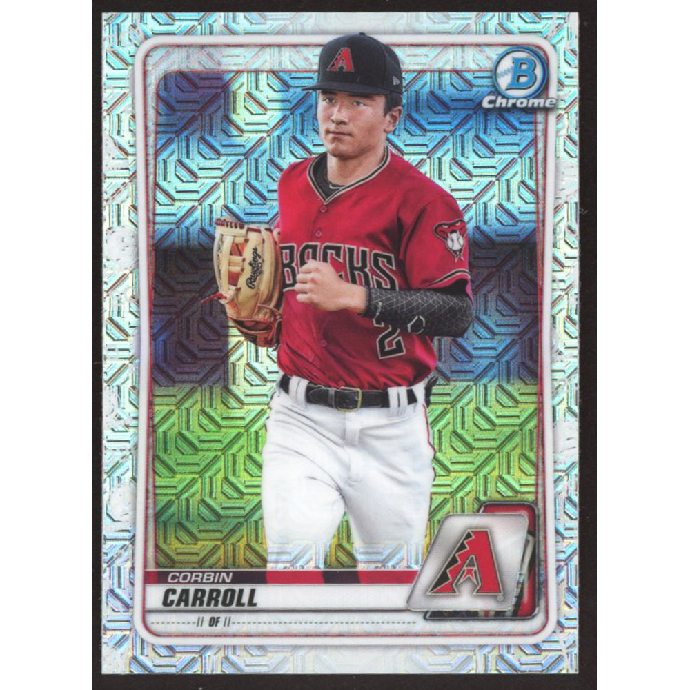 PSA 10 GEM MINT 2019 Bowman Chrome Corbin Carroll Rookie Card #BDC-125 – Arizona Diamondbacks
