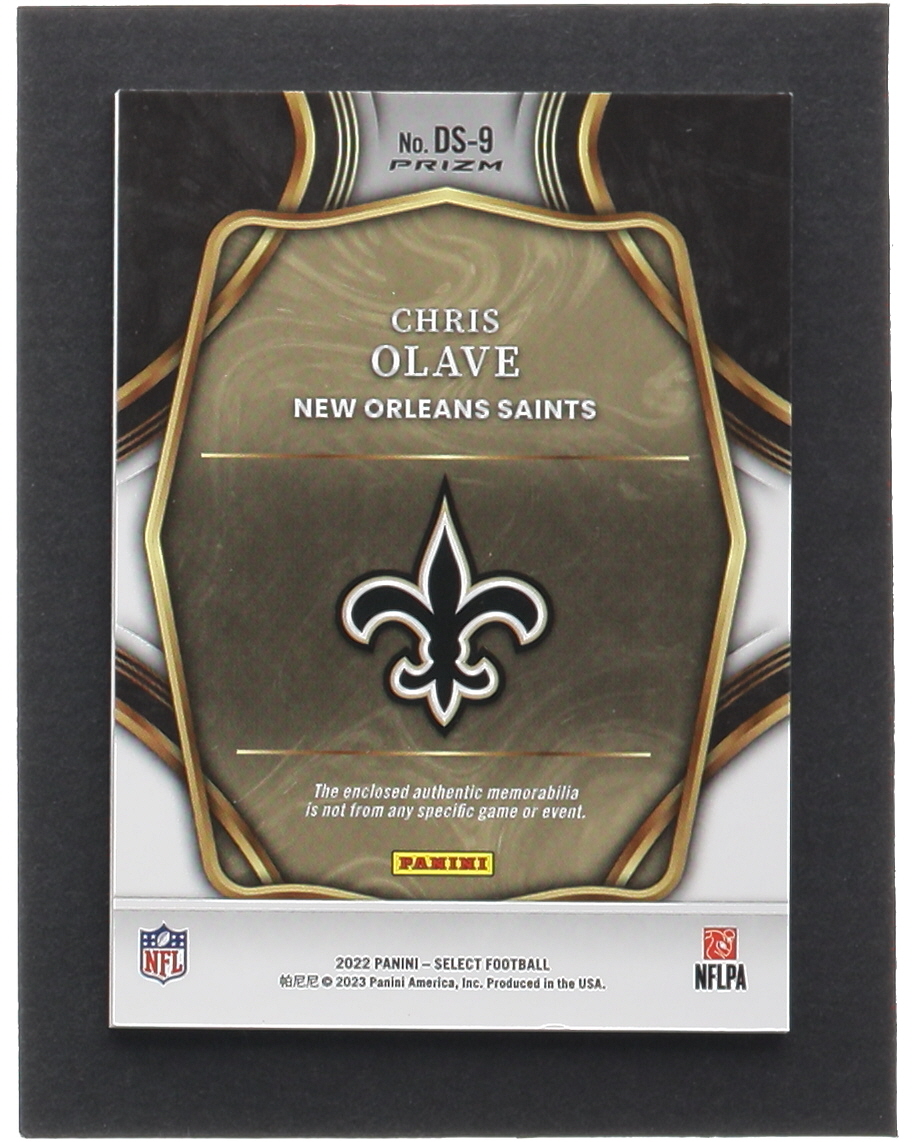 Chris Olave 2022 Select Draft Selections Memorabilia Prizm Red #9 RC at PristineAuction.com Chris Olave 2022 Select Draft Selections Memorabilia Prizm Red #9 RC at PristineAuction.com