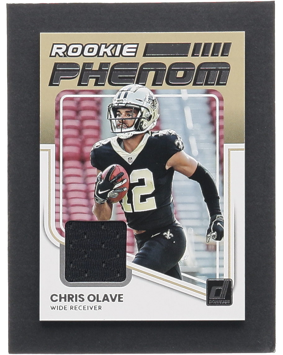Chris Olave 2022 Donruss Rookie Phenom Jerseys #9 RC at PristineAuction.com Chris Olave 2022 Donruss Rookie Phenom Jerseys #9 RC at PristineAuction.com
