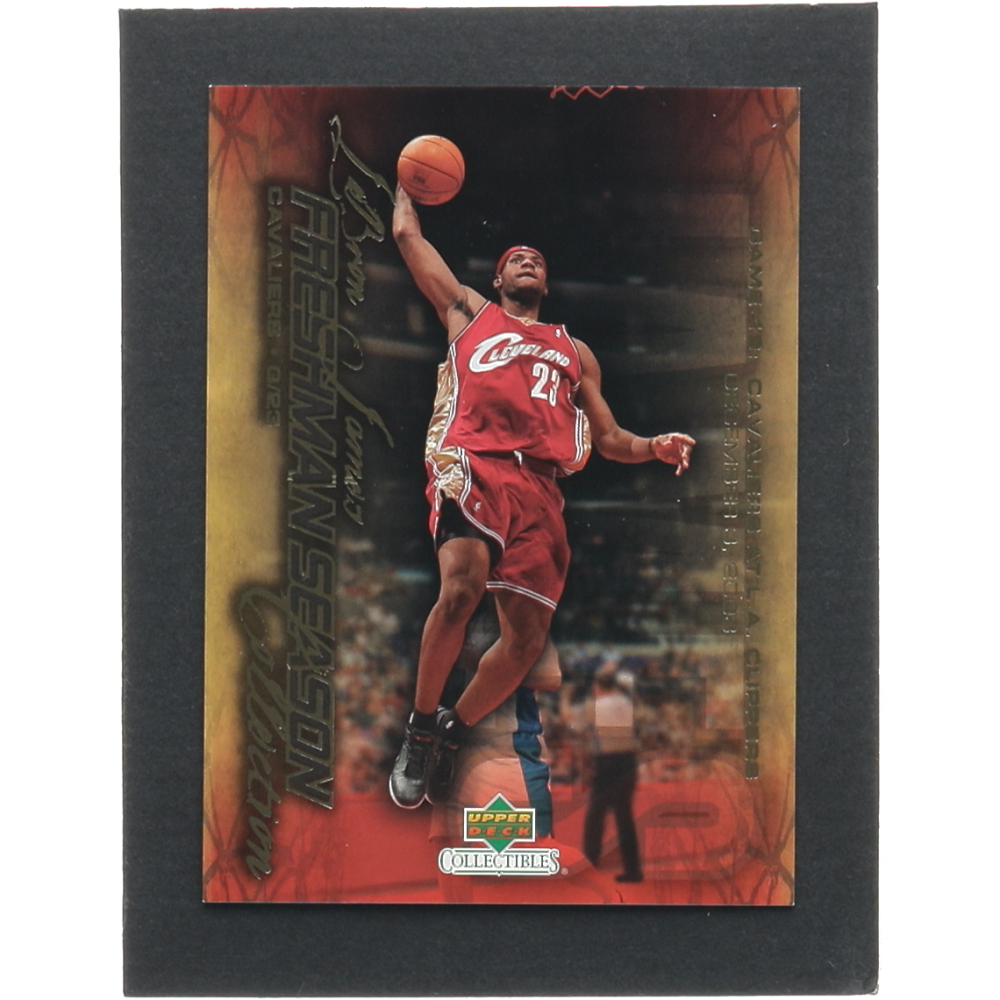2004 upper deck lebron james card