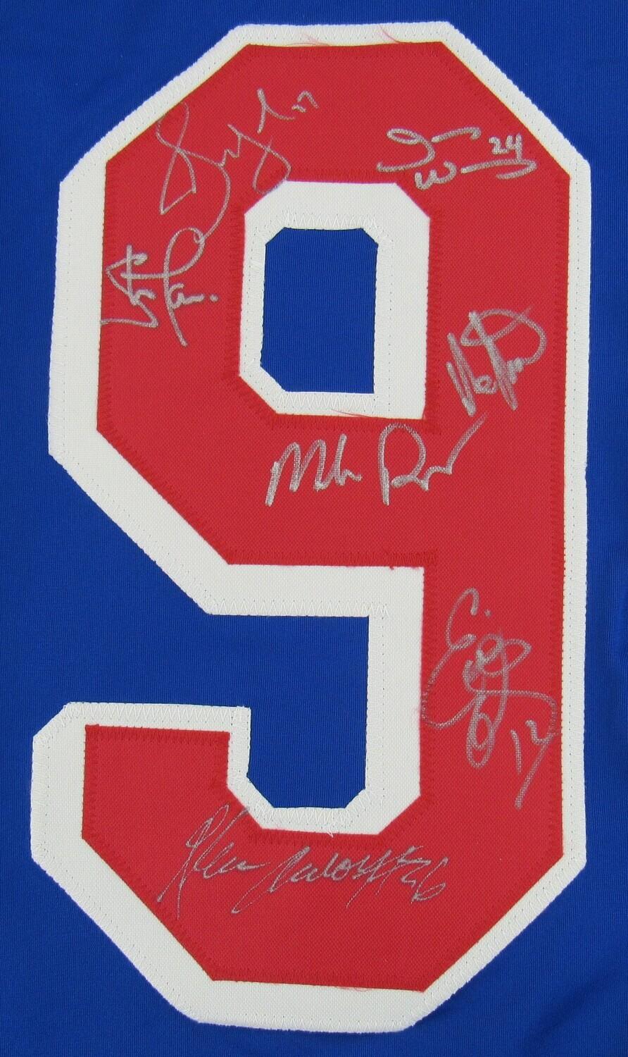 1994 Stanley Cup Champions Jersey Team-Signed by (11) with Mike Richter, Glenn Anderson, Adam Graves, Alexei Kovalev (JSA) at PristineAuction.com 1994 Stanley Cup Champions Jersey Team-Signed by (11) with Mike Richter, Glenn Anderson, Adam Graves, Alexei Kovalev (JSA) at PristineAuction.com