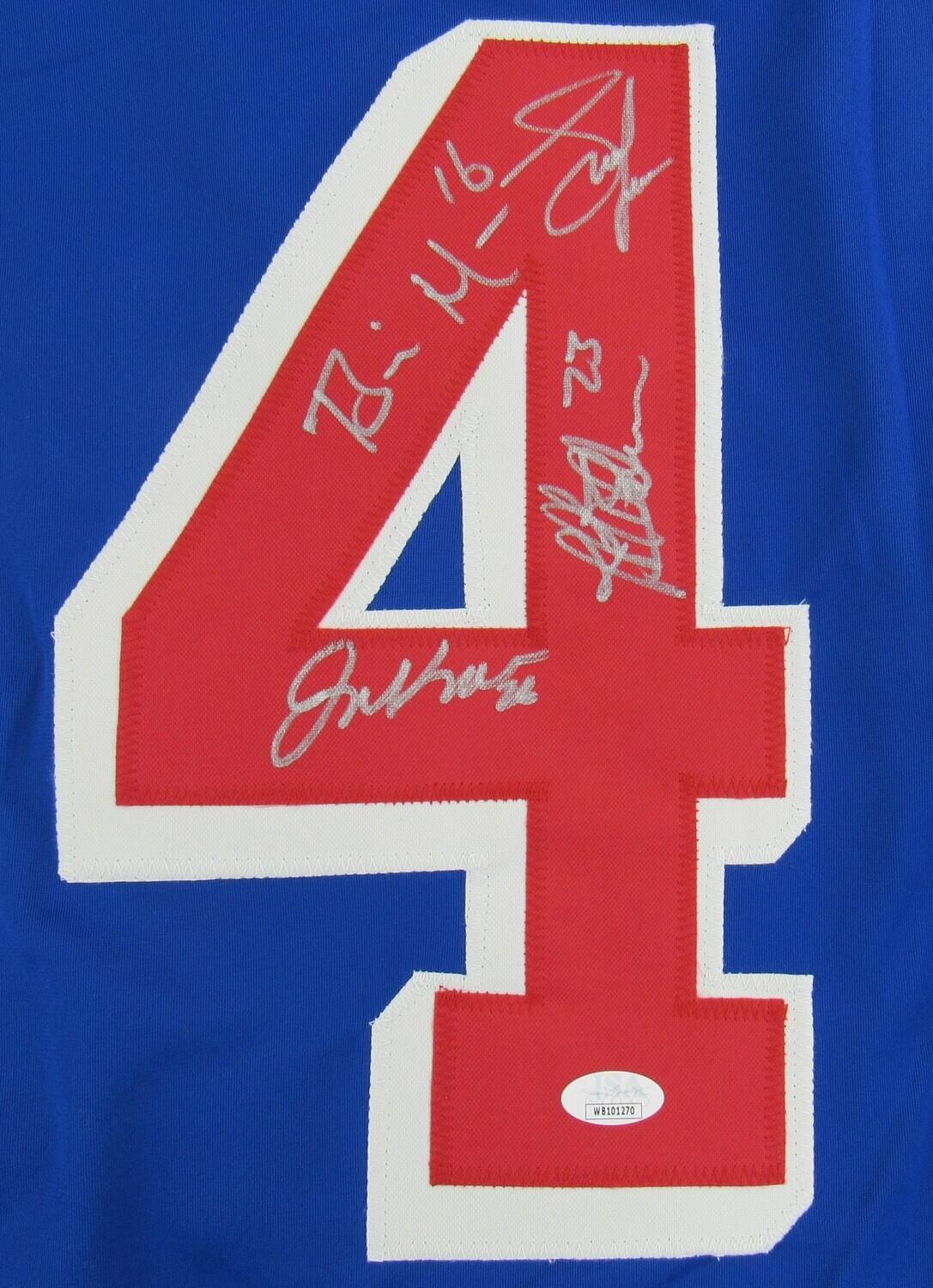 1994 Stanley Cup Champions Jersey Team-Signed by (11) with Mike Richter, Glenn Anderson, Adam Graves, Alexei Kovalev (JSA) at PristineAuction.com 1994 Stanley Cup Champions Jersey Team-Signed by (11) with Mike Richter, Glenn Anderson, Adam Graves, Alexei Kovalev (JSA) at PristineAuction.com