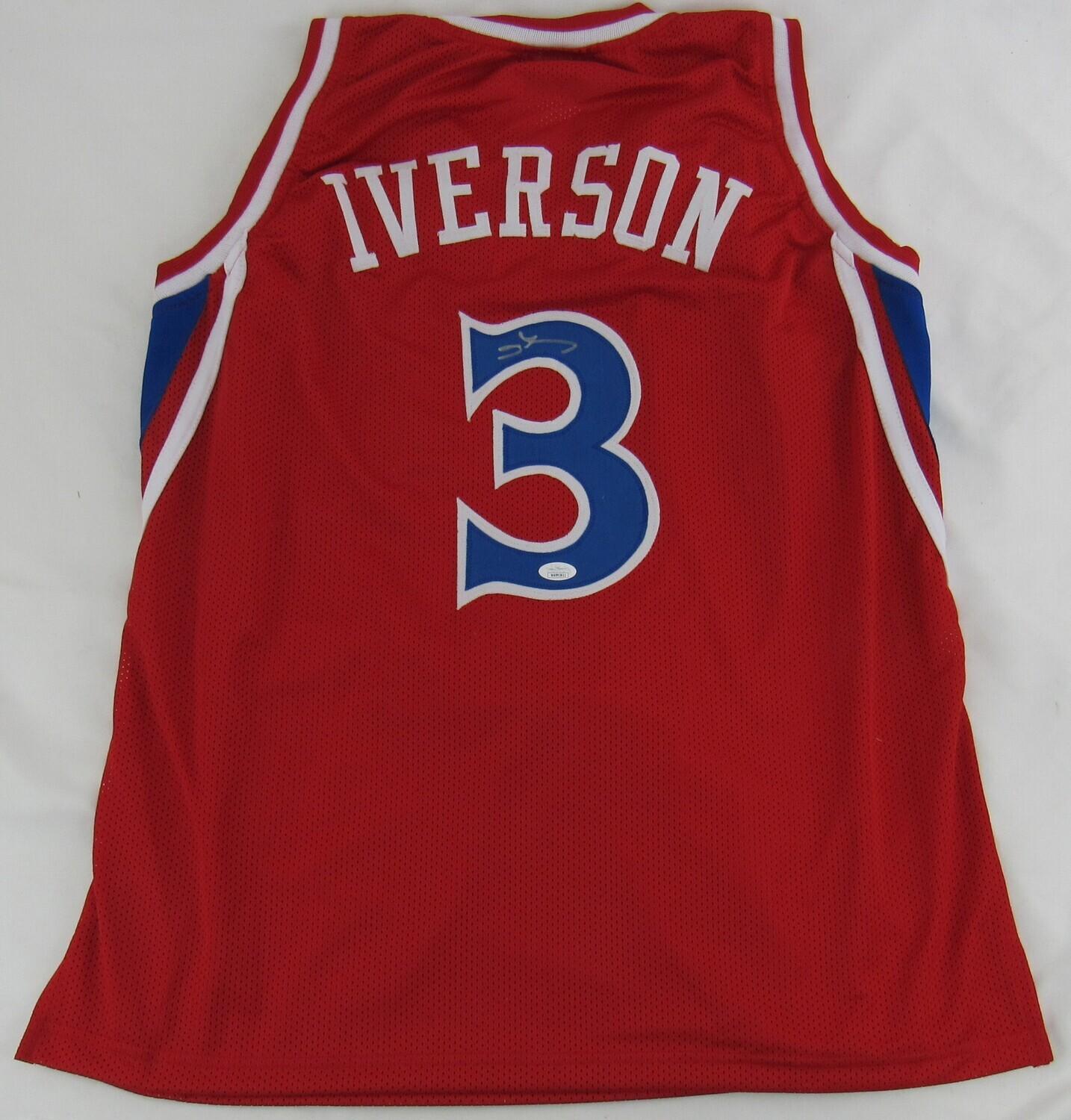 Allen Iverson Signed Jersey (JSA) at PristineAuction.com Allen Iverson Signed Jersey (JSA) at PristineAuction.com