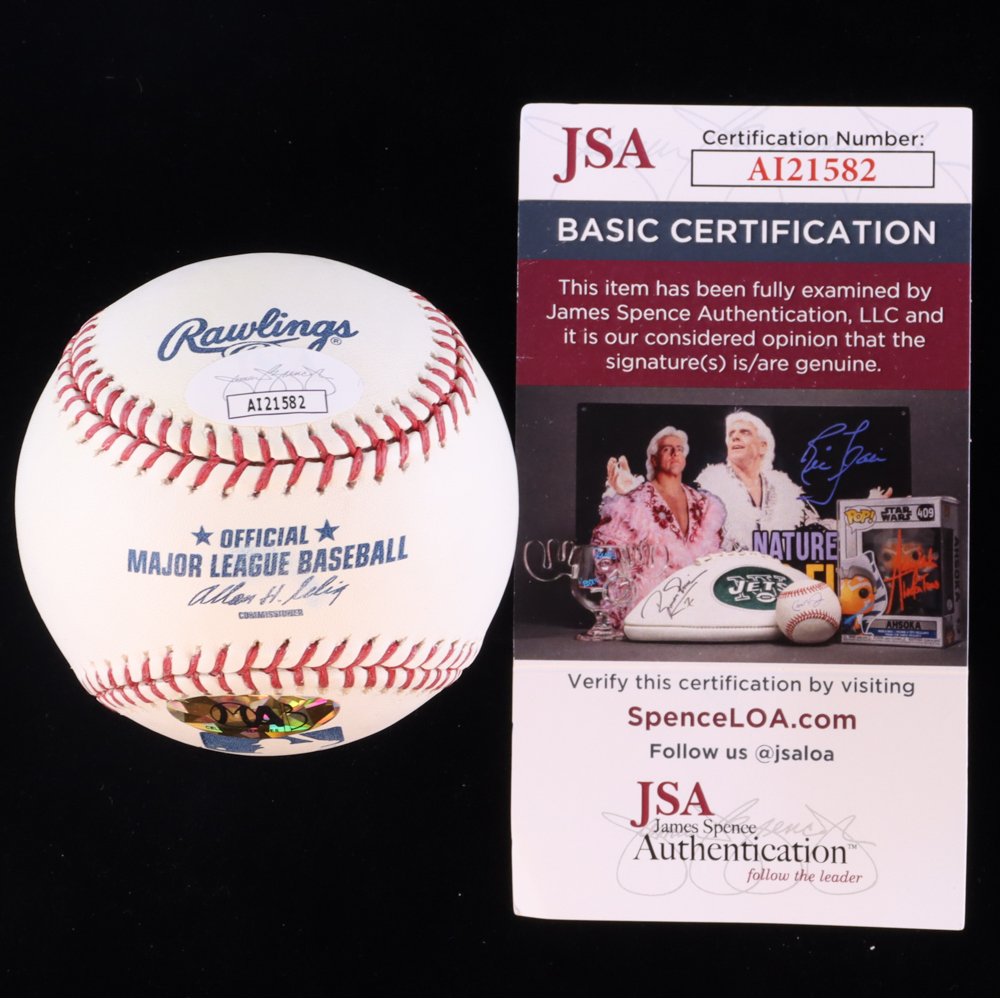 Bruce Sutter & Bob Forsch Signed OML Baseball Inscribed "HOF 06" (JSA & MAB) at PristineAuction.com Bruce Sutter & Bob Forsch Signed OML Baseball Inscribed "HOF 06" (JSA & MAB) at PristineAuction.com