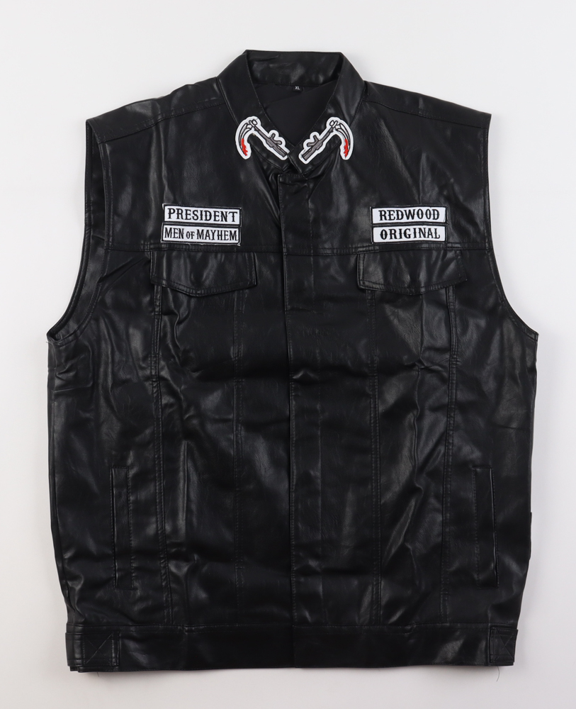 Charlie Hunnam Signed Vest With Character Inscription (JSA) at PristineAuction.com Charlie Hunnam Signed Vest With Character Inscription (JSA) at PristineAuction.com