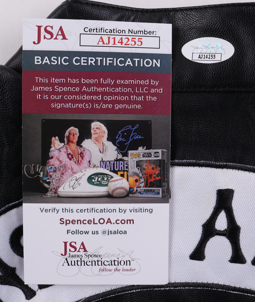 Charlie Hunnam Signed Vest With Character Inscription (JSA) at PristineAuction.com Charlie Hunnam Signed Vest With Character Inscription (JSA) at PristineAuction.com