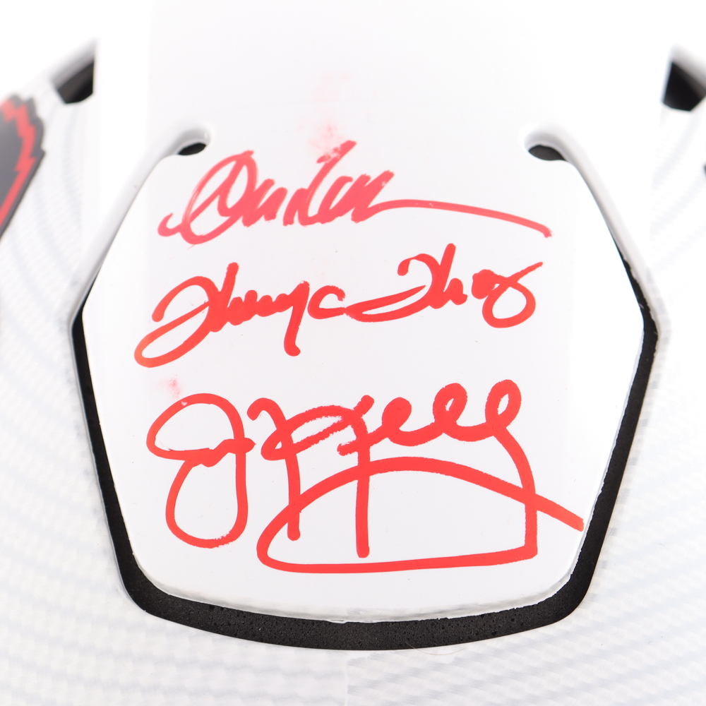 Jim Kelly, Andre Reed & Thurman Thomas Signed Bills FullSize Authentic