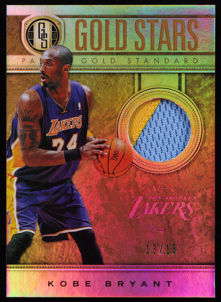 Kobe Bryant 2011-12 Panini Gold Standard Gold Stars Materials Prime #24 at PristineAuction.com Kobe Bryant 2011-12 Panini Gold Standard Gold Stars Materials Prime #24 at PristineAuction.com