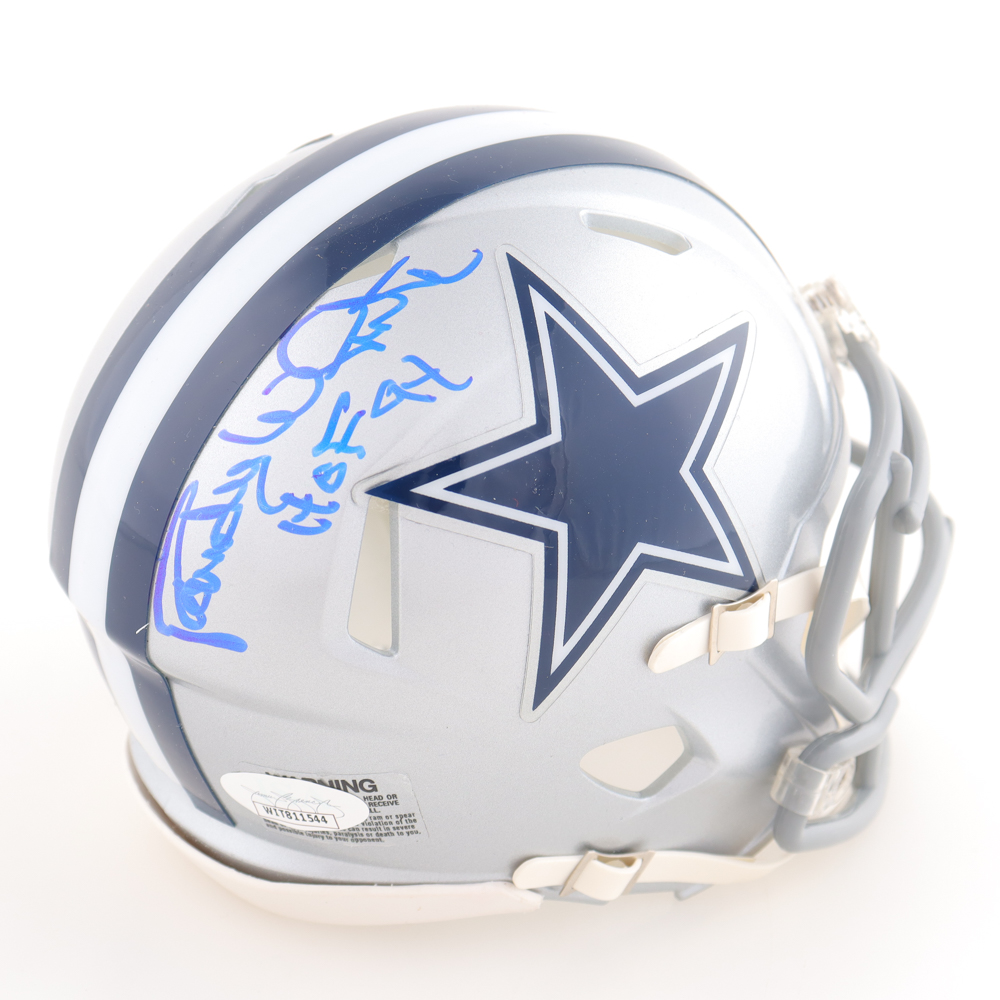 Randy White Signed Cowboys Speed Mini Helmet Inscribed "HOF 94" (JSA) at PristineAuction.com Randy White Signed Cowboys Speed Mini Helmet Inscribed "HOF 94" (JSA) at PristineAuction.com