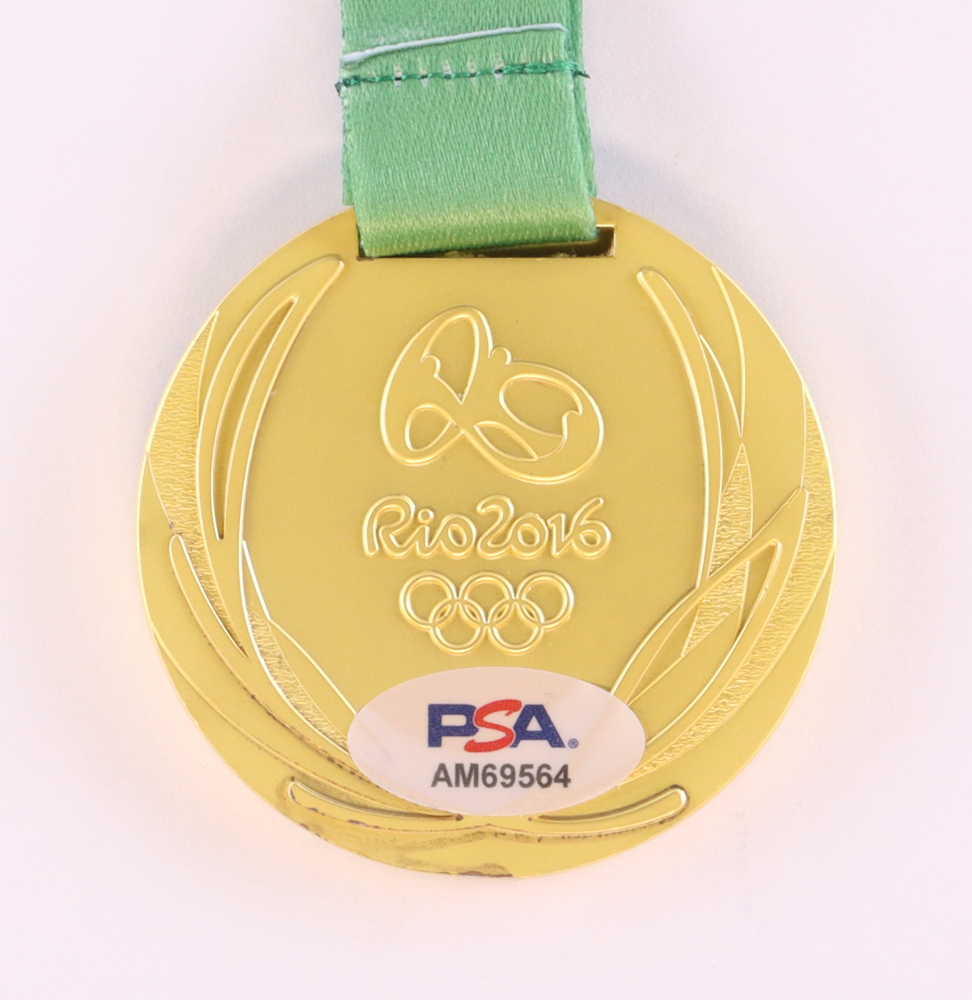 Allyson Felix Signed Rio 2016 Olympics Gold Medal (PSA) at PristineAuction.com Allyson Felix Signed Rio 2016 Olympics Gold Medal (PSA) at PristineAuction.com