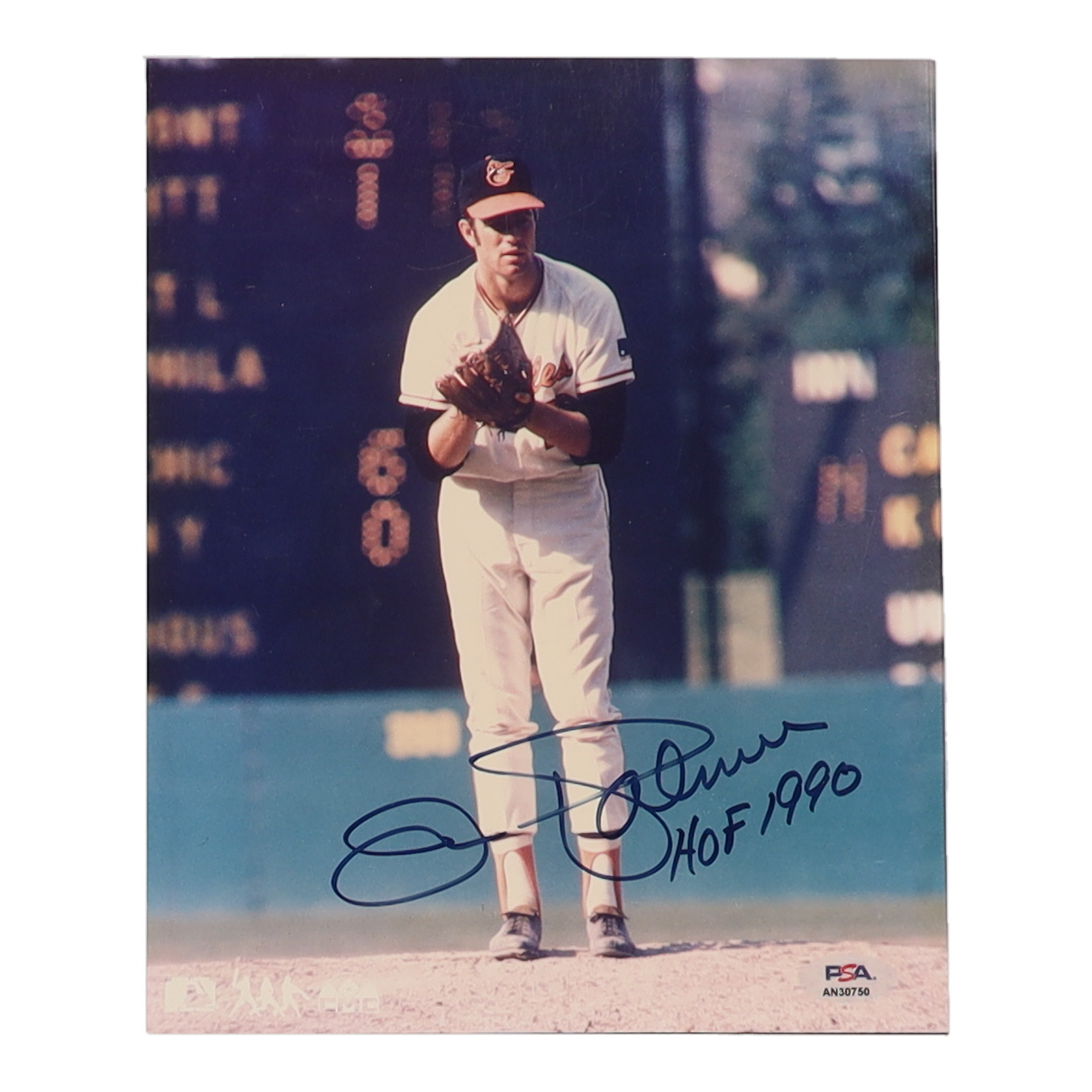 Jim Palmer Signed Orioles 8x10 Photo Inscribed "HOF 1990" (PSA) at PristineAuction.com Jim Palmer Signed Orioles 8x10 Photo Inscribed "HOF 1990" (PSA) at PristineAuction.com