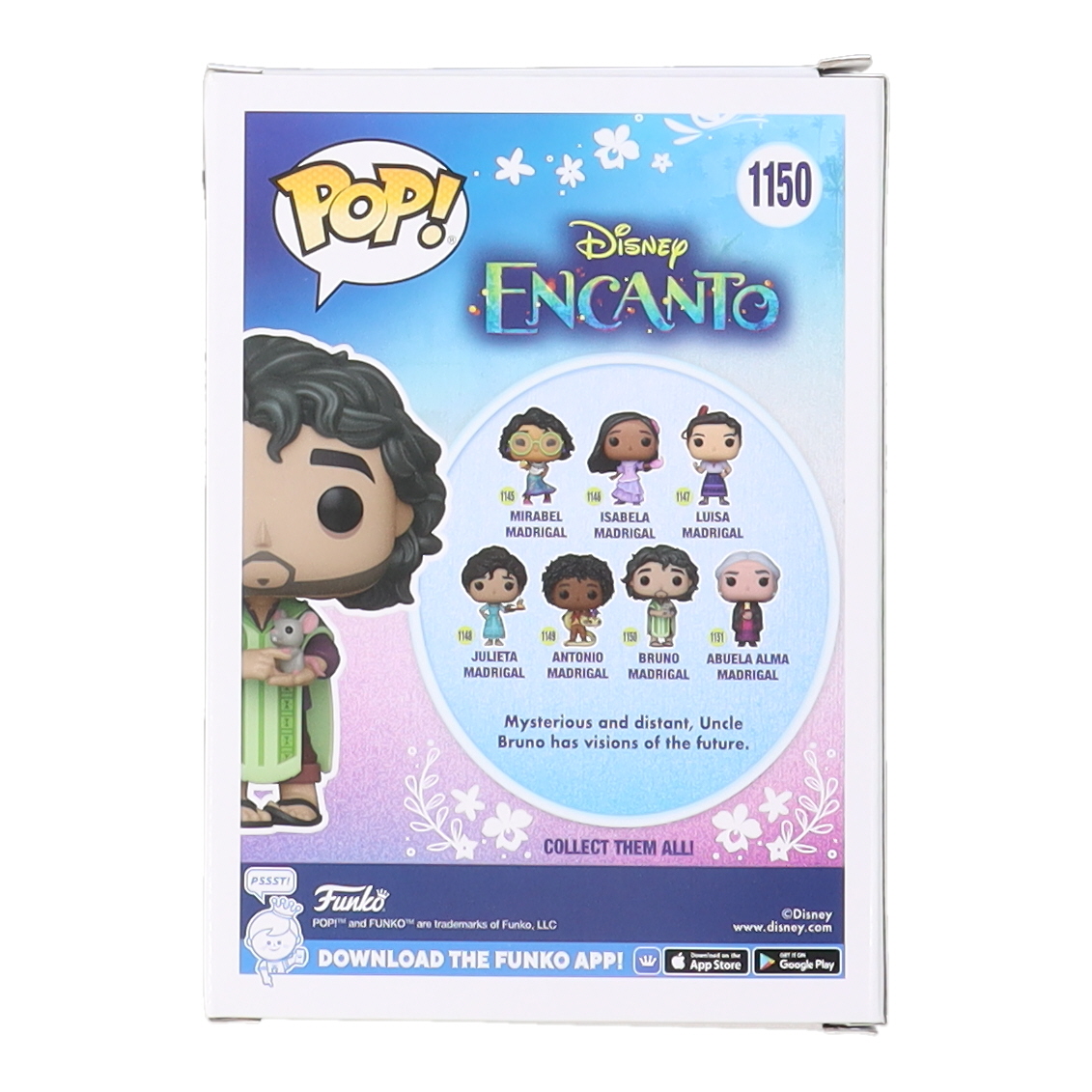 John Leguizamo Signed "Encanto" #1150 Bruno Madrigal Disney Funko Pop! Vinyl Figure (Beckett) at PristineAuction.com John Leguizamo Signed "Encanto" #1150 Bruno Madrigal Disney Funko Pop! Vinyl Figure (Beckett) at PristineAuction.com