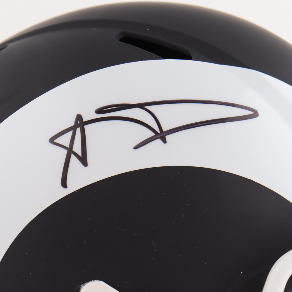 Aaron Donald Signed Rams Full-Size Speed Helmet (JSA) at PristineAuction.com Aaron Donald Signed Rams Full-Size Speed Helmet (JSA) at PristineAuction.com