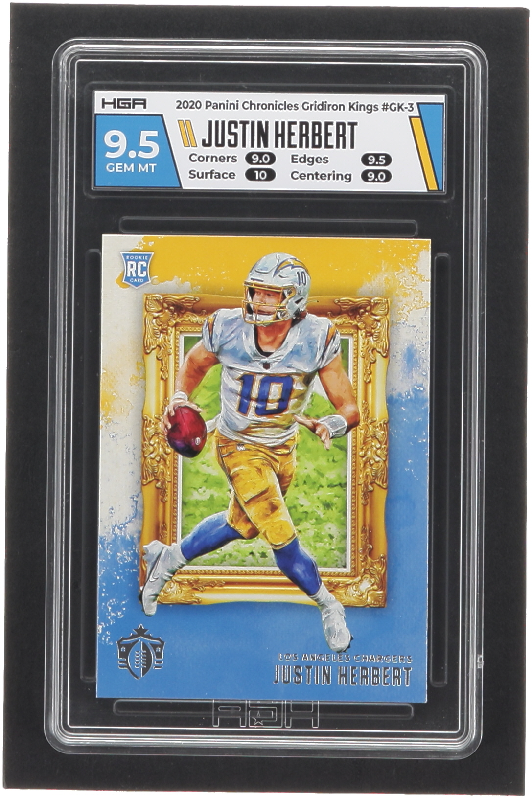 Justin Herbert 2020 Gridiron Kings #3 RC (HGA 9.5) at PristineAuction.com Justin Herbert 2020 Gridiron Kings #3 RC (HGA 9.5) at PristineAuction.com