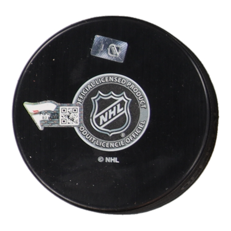 Matty Beniers Signed Kraken Logo Hockey Puck Inscribed "1st Kraken Draft Pick" (Fanatics) at PristineAuction.com Matty Beniers Signed Kraken Logo Hockey Puck Inscribed "1st Kraken Draft Pick" (Fanatics) at PristineAuction.com