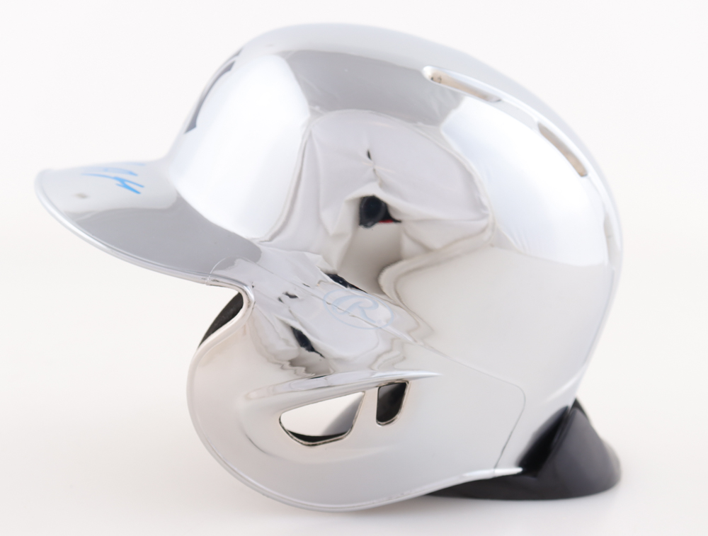 Miguel Andujar Signed Yankees Chrome Batting Mini Helmet (JSA & USA SM) at PristineAuction.com Miguel Andujar Signed Yankees Chrome Batting Mini Helmet (JSA & USA SM) at PristineAuction.com