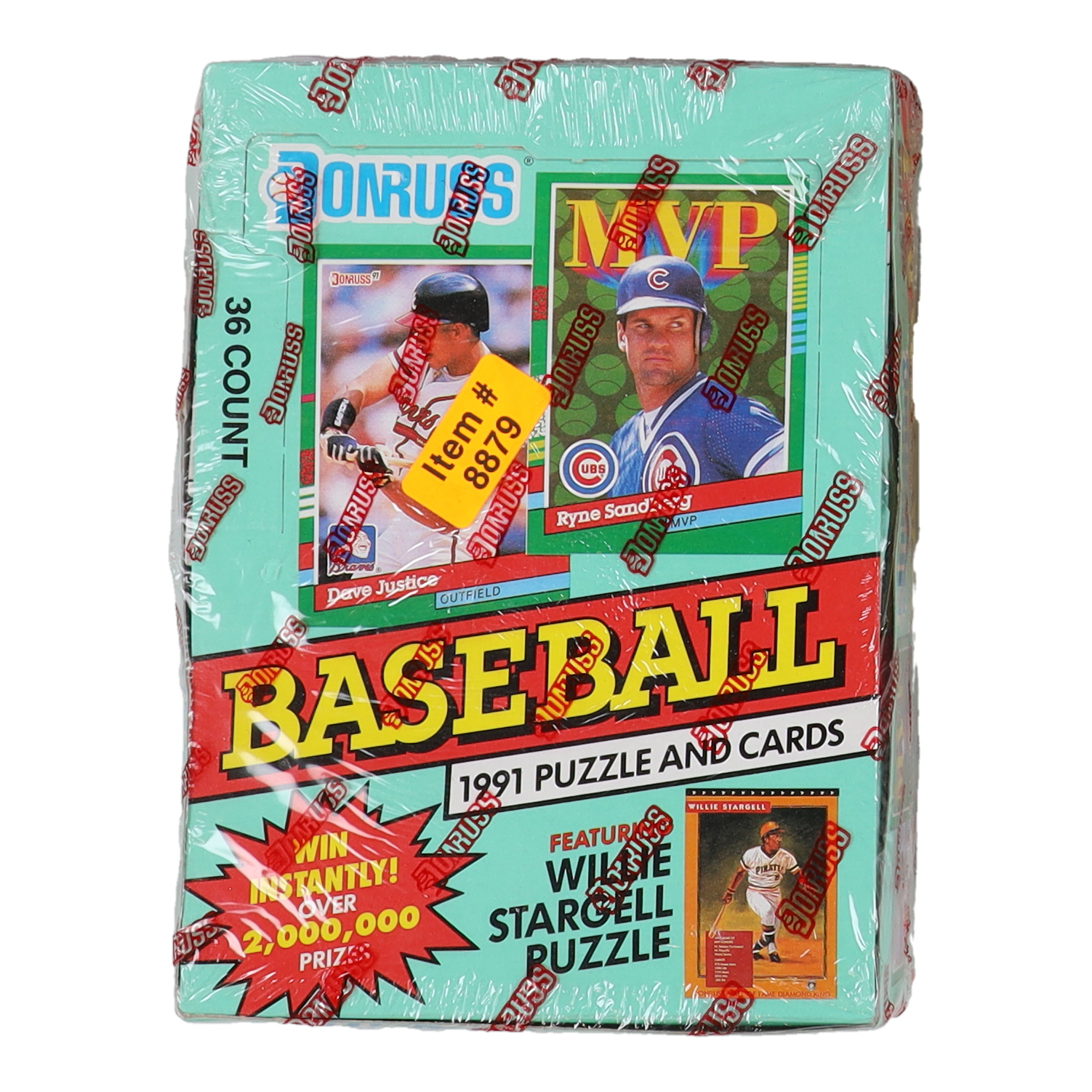 1991 Donruss Series 2 Baseball Wax Box with (36) Packs at PristineAuction.com 1991 Donruss Series 2 Baseball Wax Box with (36) Packs at PristineAuction.com