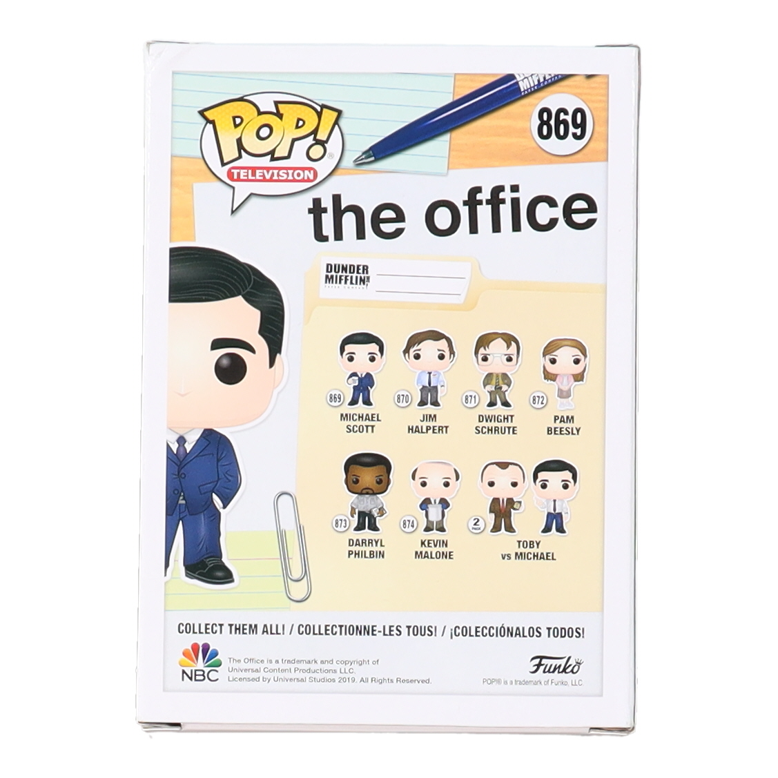 Steve Carell Signed "The Office" #869 Michael Scott Funko Pop! Vinyl Figure (Beckett) at PristineAuction.com Steve Carell Signed "The Office" #869 Michael Scott Funko Pop! Vinyl Figure (Beckett) at PristineAuction.com