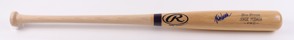 Jorge Posada Signed Rawling Big Stick Baseball Bat (AIV) at PristineAuction.com Jorge Posada Signed Rawling Big Stick Baseball Bat (AIV) at PristineAuction.com