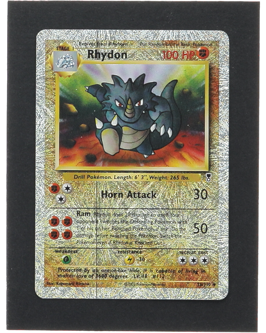 Legendary Collection Rydon Rhydon 2002 Pokemon Legendary Collection Reverse Foil #35 | Pristine ...