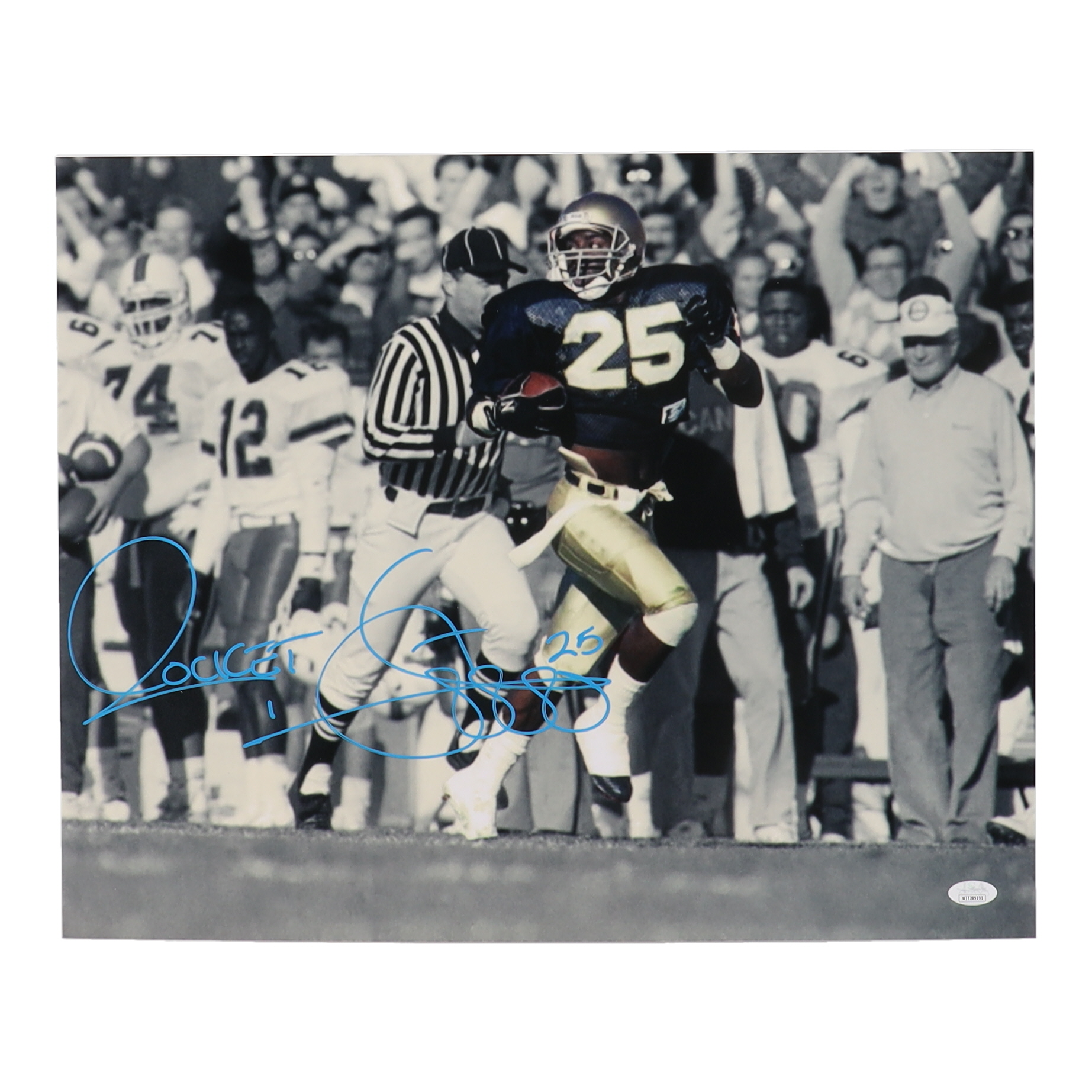 Rocket Ismail Signed Notre Dame Fighting Irish 16x20 Photo (JSA) at PristineAuction.com Rocket Ismail Signed Notre Dame Fighting Irish 16x20 Photo (JSA) at PristineAuction.com