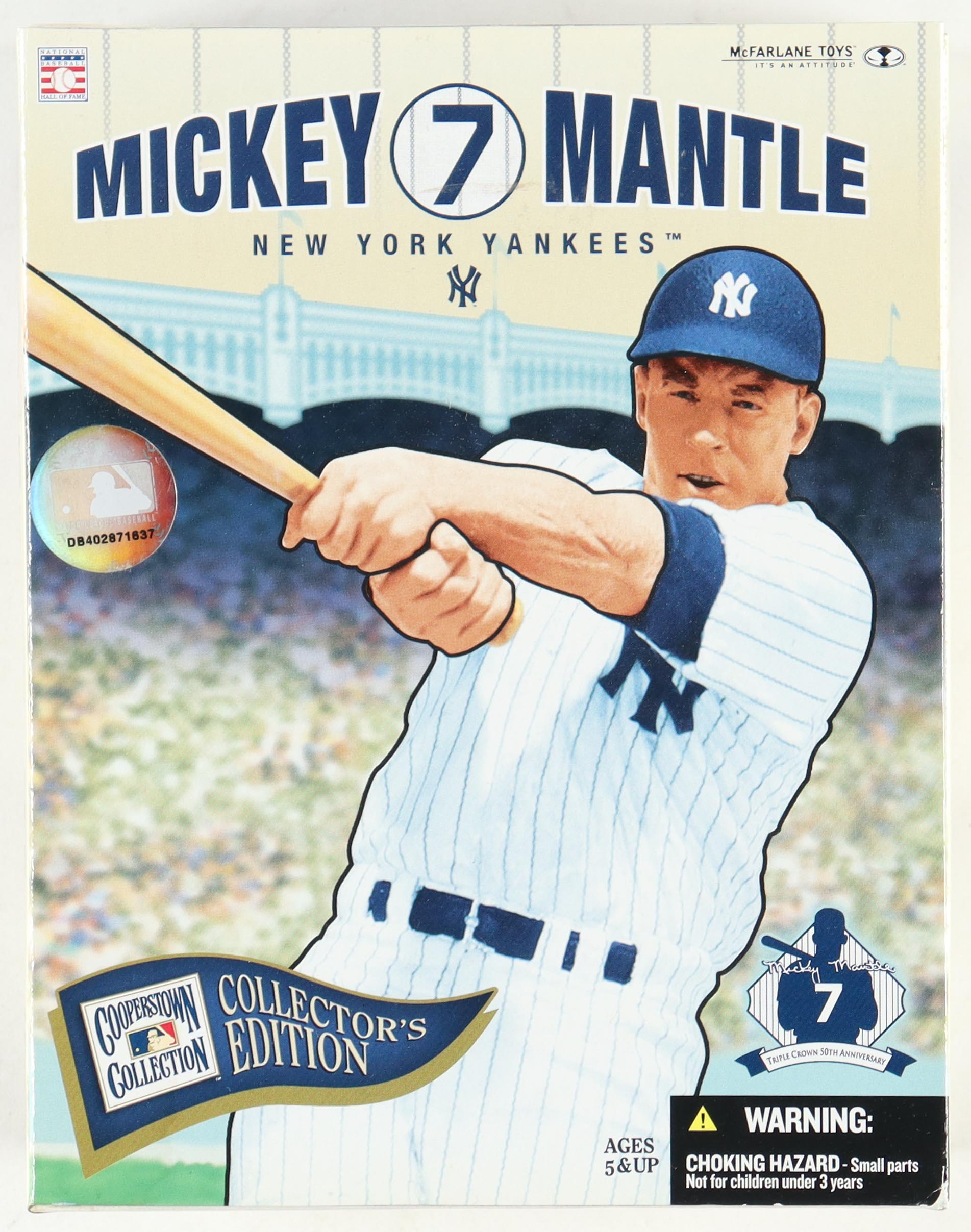 Mickey Mantle Yankees Cooperstown Collection Action Figure in Original Packaging at PristineAuction.com Mickey Mantle Yankees Cooperstown Collection Action Figure in Original Packaging at PristineAuction.com