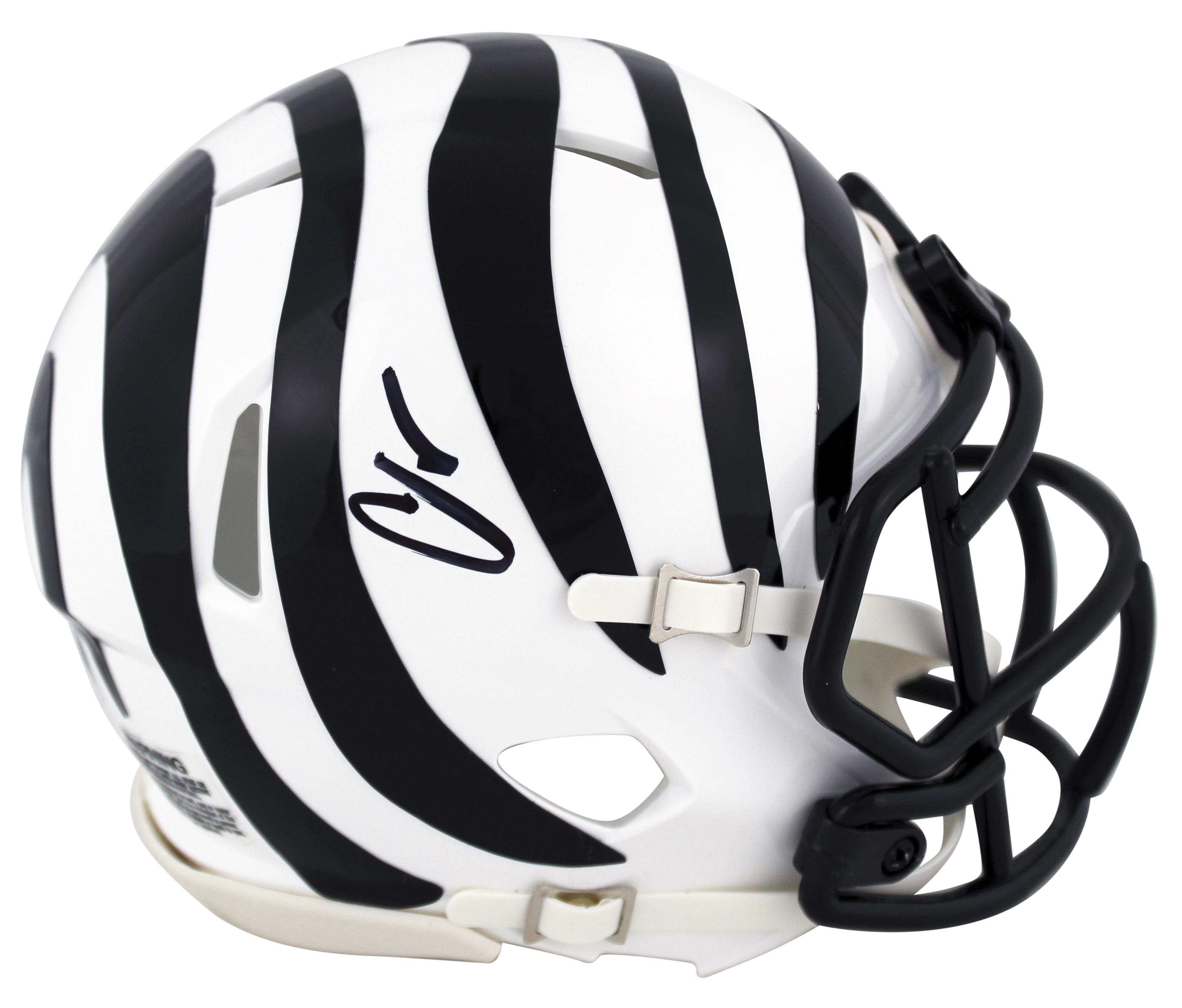 Chad 'Ochocinco' Johnson Signed Bengals Speed Mini Helmet (Beckett) at PristineAuction.com Chad 'Ochocinco' Johnson Signed Bengals Speed Mini Helmet (Beckett) at PristineAuction.com