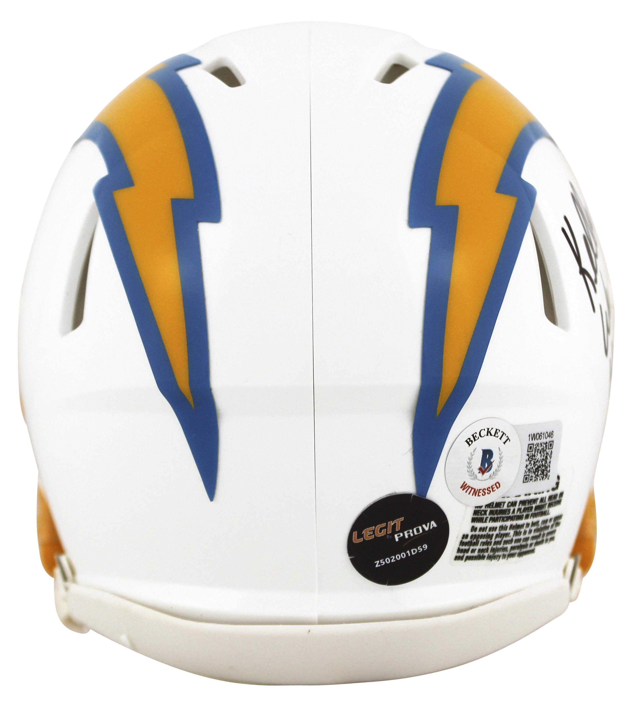 Kellen Winslow Signed Chargers Speed Mini Helmet Inscribed "HOF 95" (Beckett & Prova) at PristineAuction.com Kellen Winslow Signed Chargers Speed Mini Helmet Inscribed "HOF 95" (Beckett & Prova) at PristineAuction.com