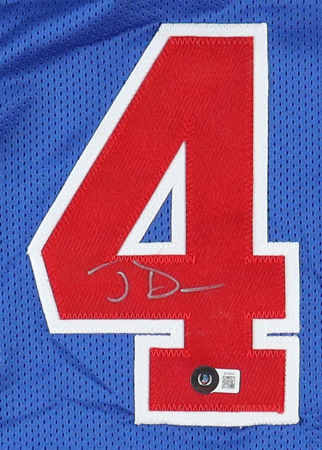 Joe Dumars Signed Career Highlight Stat Jersey (Beckett) at PristineAuction.com Joe Dumars Signed Career Highlight Stat Jersey (Beckett) at PristineAuction.com