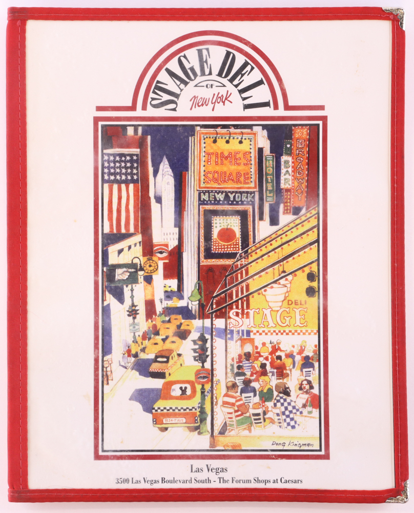 Pete Rose Signed "Stage Deli Of New York" Restaurant Menu (PSA) at PristineAuction.com Pete Rose Signed "Stage Deli Of New York" Restaurant Menu (PSA) at PristineAuction.com