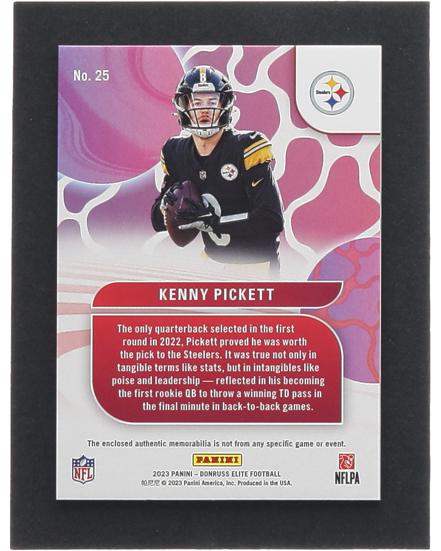 Kenny Pickett 2023 Elite Moxie Jerseys #25 #147/375 at PristineAuction.com Kenny Pickett 2023 Elite Moxie Jerseys #25 #147/375 at PristineAuction.com