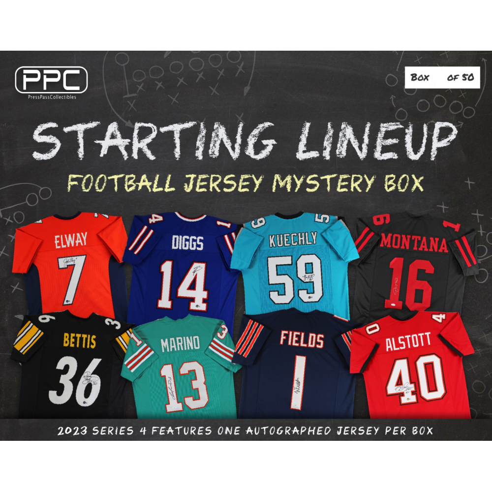 Press Pass Collectibles 2023 Starting Lineup Football Jersey Mystery