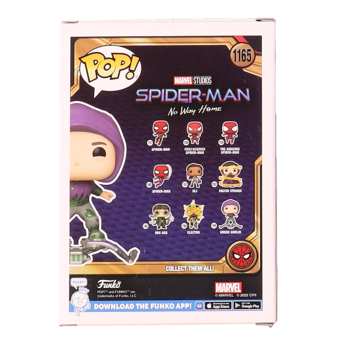 Willem Dafoe Signed "Spider-Man: No Way Home" #1165 Green Goblin Funko Pop! Vinyl Figure (Beckett) at PristineAuction.com Willem Dafoe Signed "Spider-Man: No Way Home" #1165 Green Goblin Funko Pop! Vinyl Figure (Beckett) at PristineAuction.com