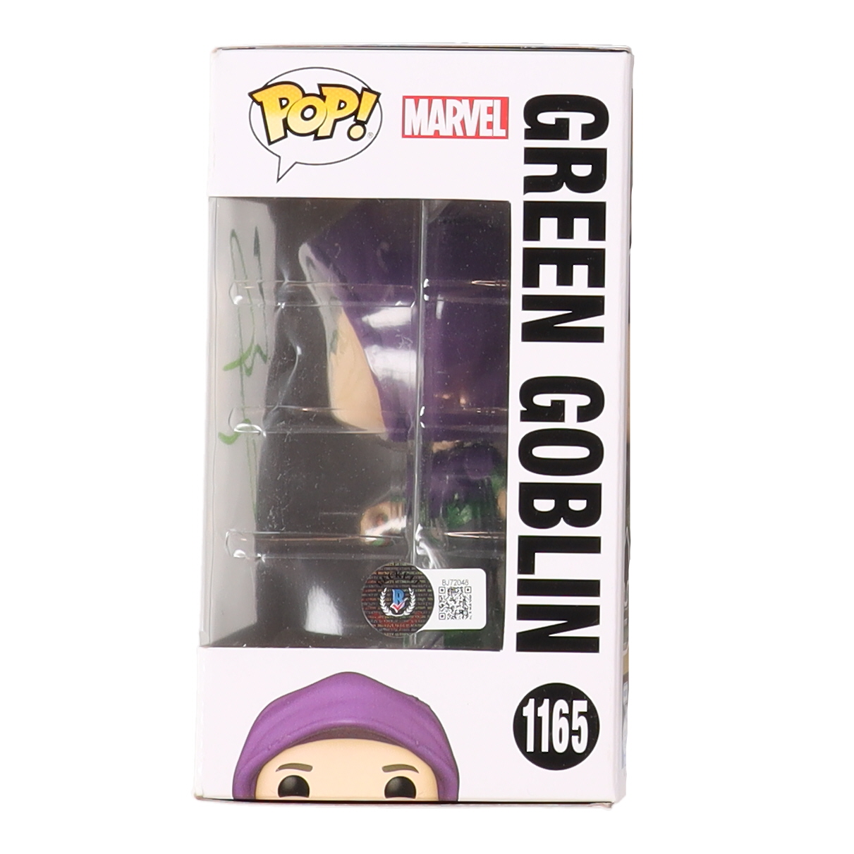 Willem Dafoe Signed "Spider-Man: No Way Home" #1165 Green Goblin Funko Pop! Vinyl Figure (Beckett) at PristineAuction.com Willem Dafoe Signed "Spider-Man: No Way Home" #1165 Green Goblin Funko Pop! Vinyl Figure (Beckett) at PristineAuction.com