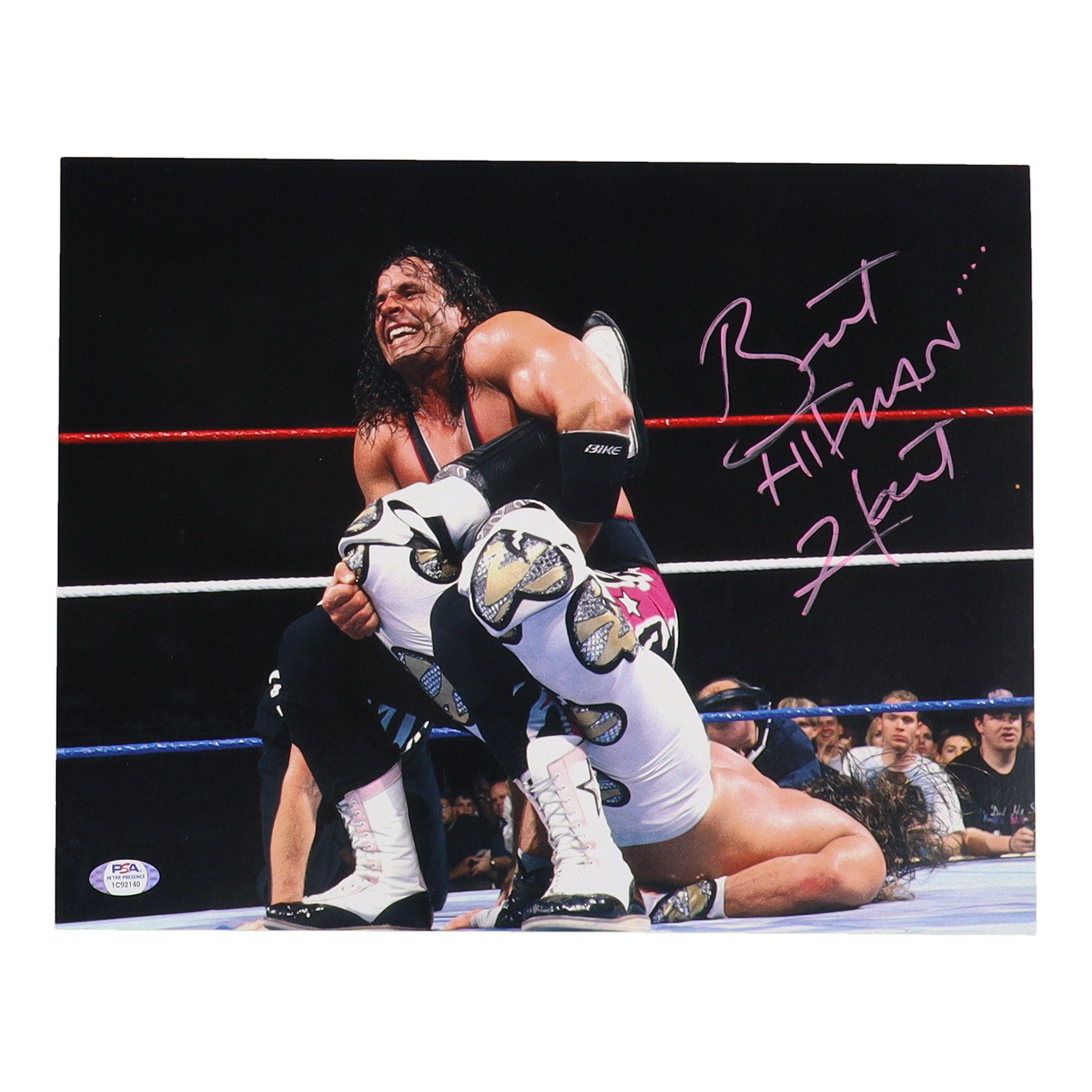 Brett "Hitman" Hart Signed WWE 11x14 Photo (PSA) at PristineAuction.com Brett "Hitman" Hart Signed WWE 11x14 Photo (PSA) at PristineAuction.com